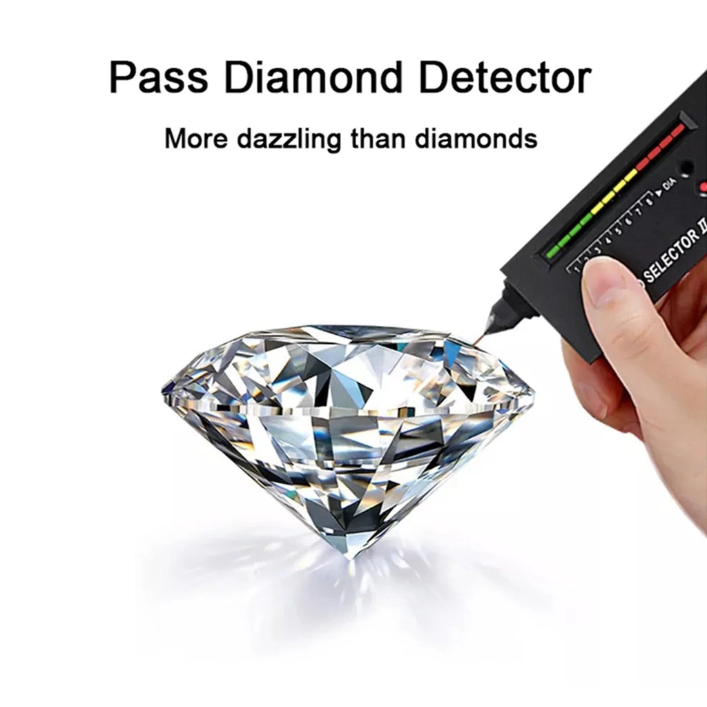 5ct Round Cut Moissanite Engagement Rings D Color VVS1 with Certificate O786729