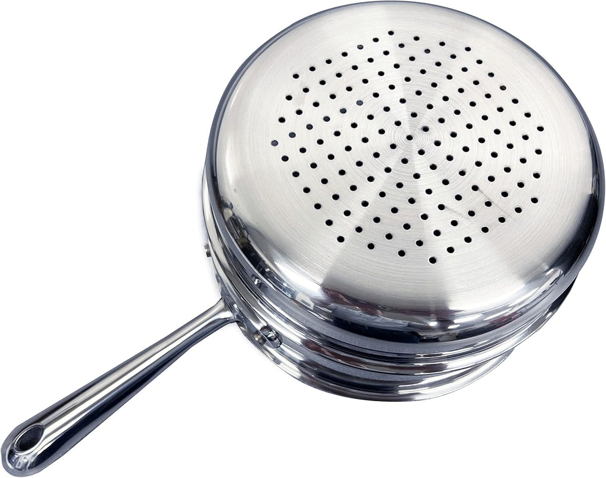 Stainless Steel 8 Inch Food Steamer T8433