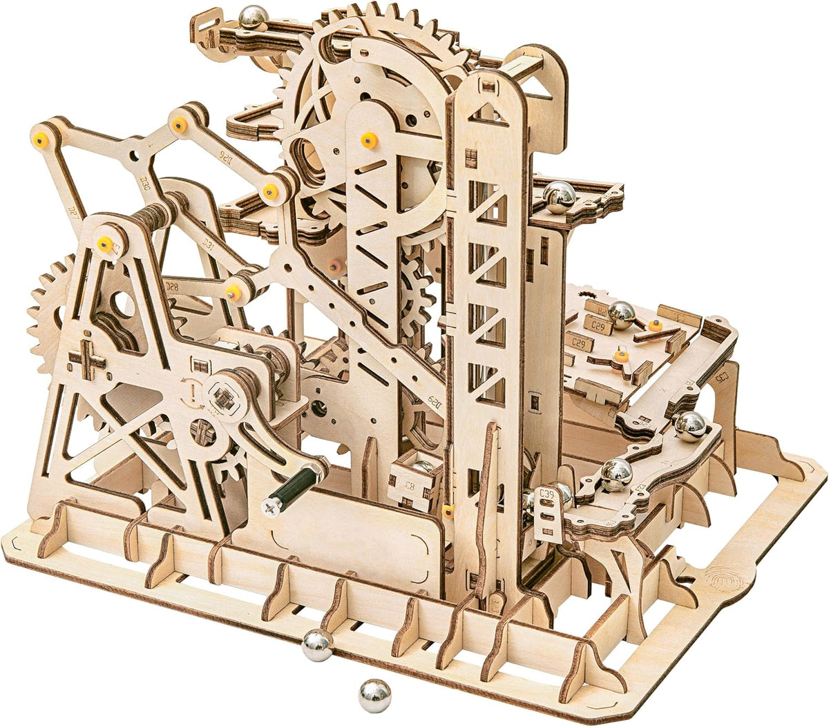 3D Wooden Marble Run Puzzle Craft Toy DIY Model Building Kits V781523