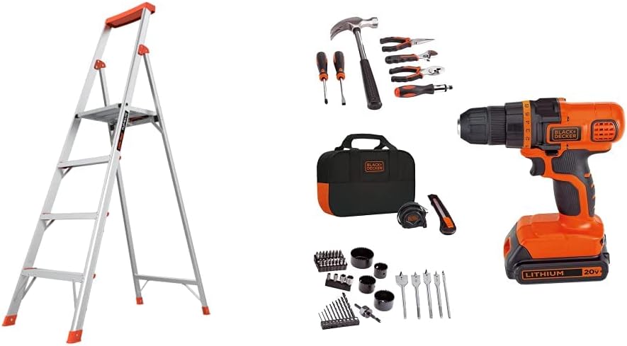 Aluminum Lightweight Slim Stepladder Y2662