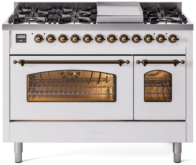 White Dual Fuel Natural Gas Range C213428