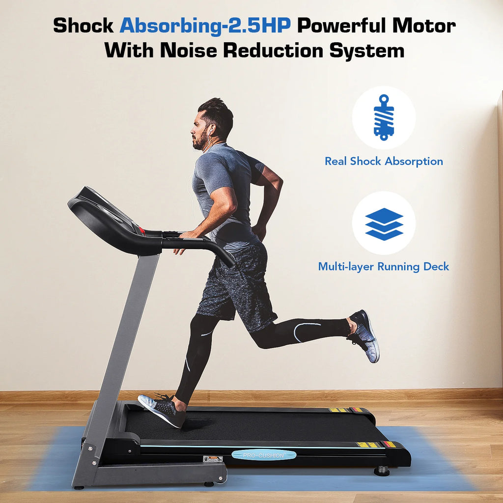 Folding Treadmill 2.5 Horse Power 15 Preset Programs D764