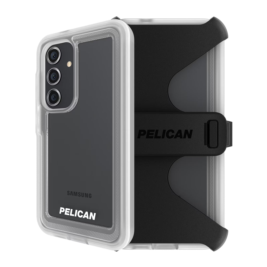 Clear Samsung Galaxy S24 Case with Belt Clip Holster J618