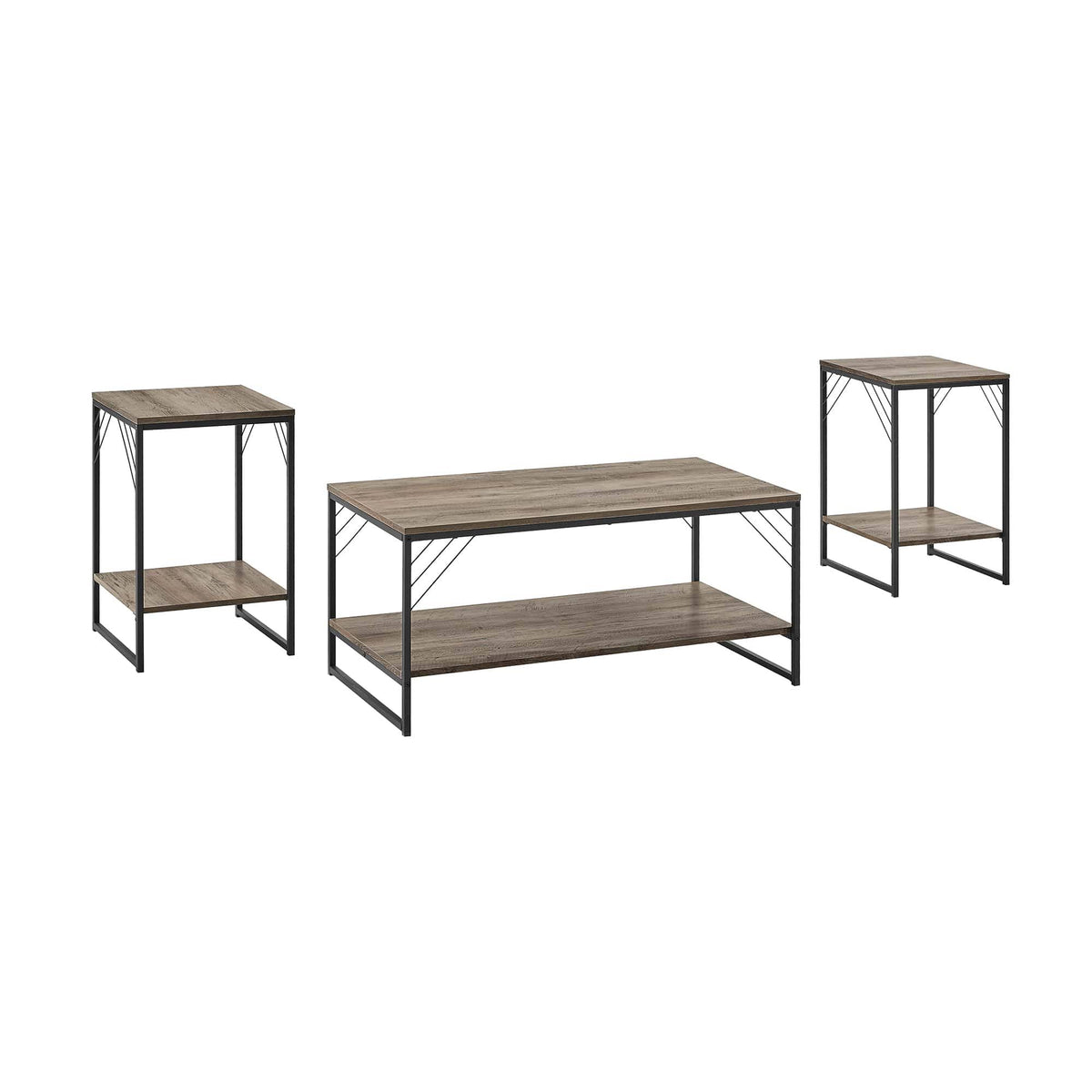 Grey Wash 3-Piece Table Set M7997