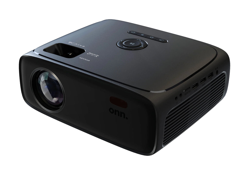 720P HD LCD Home Theater Projector with HDMI Cable, Black F7804