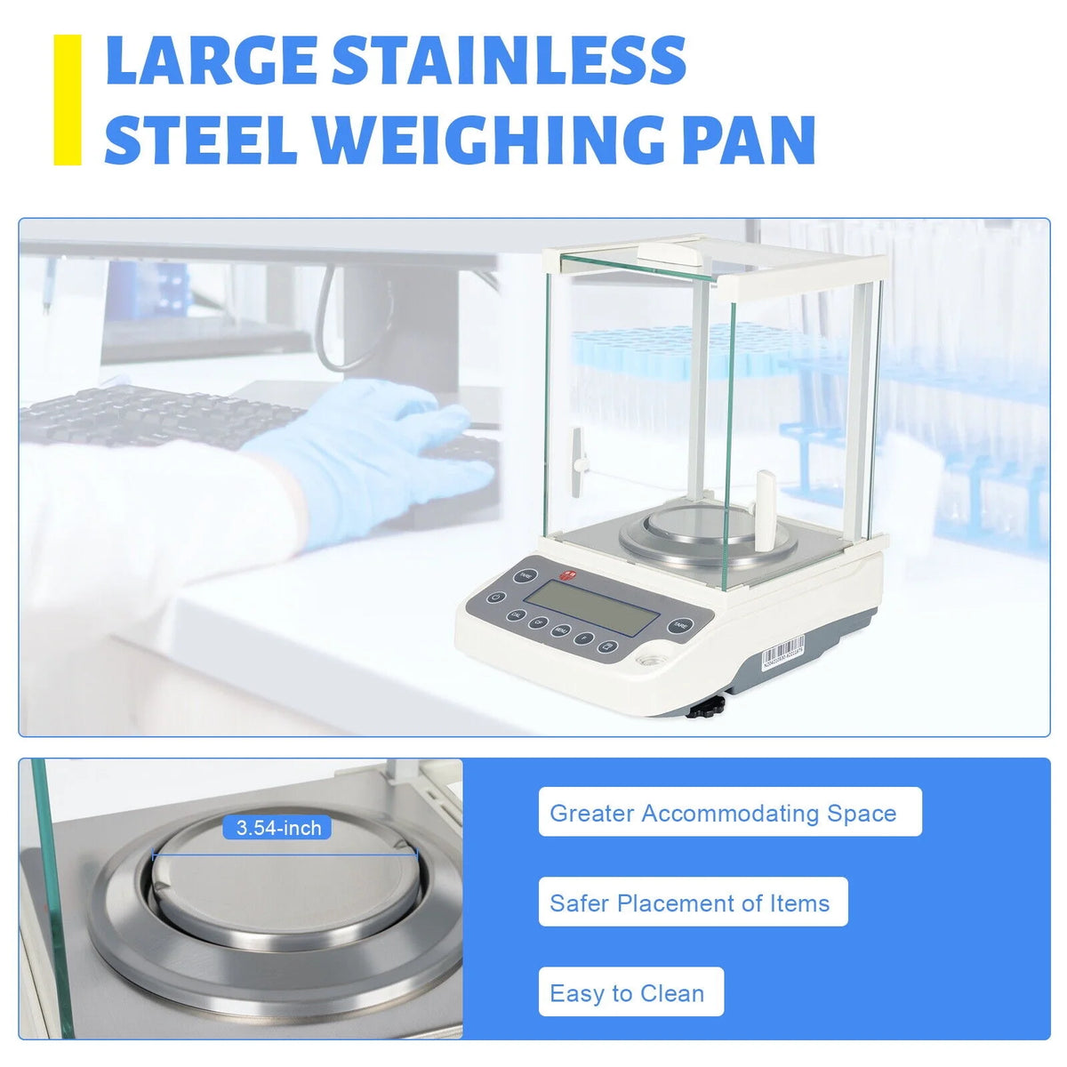 0.1 mg Electronic Analytical Balance W449