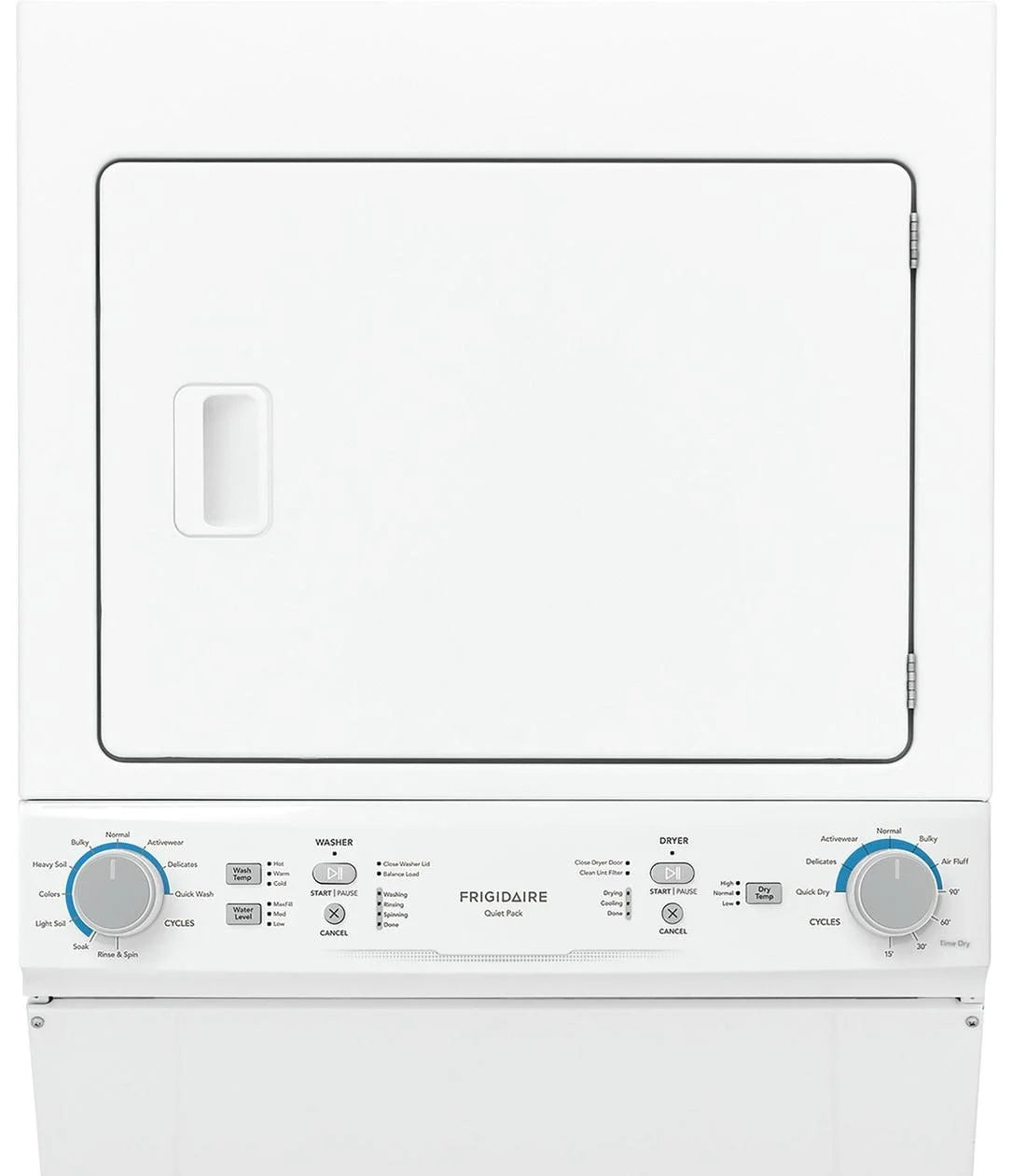 Electric Washer Dryer Laundry Center White Q2531