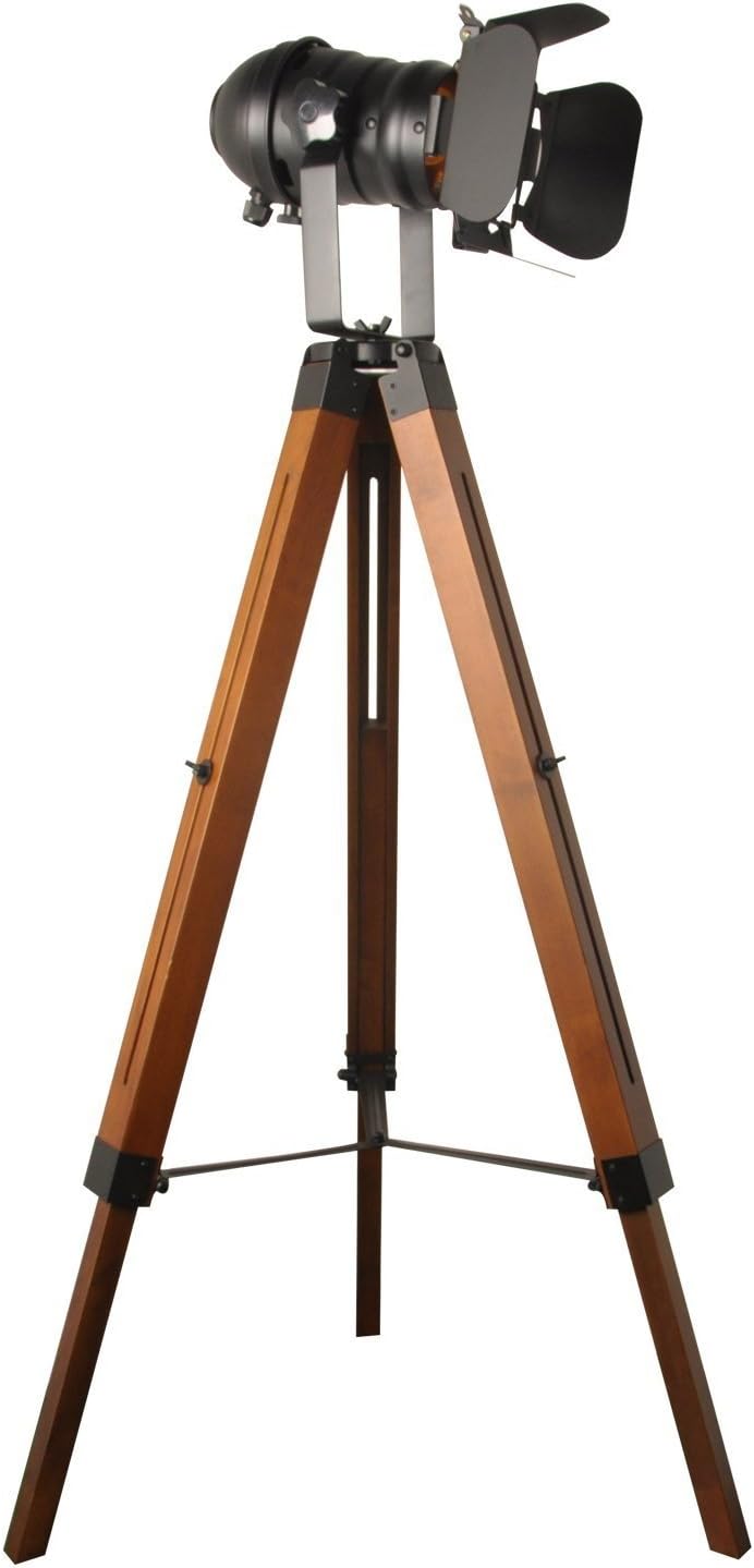 Adjustable Tripod Wood Table Lamp B2395