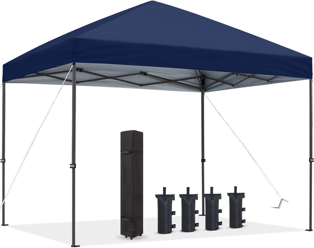 10x10FT Pop Up Canopy Tent with Wheeled Carrying Bag G461