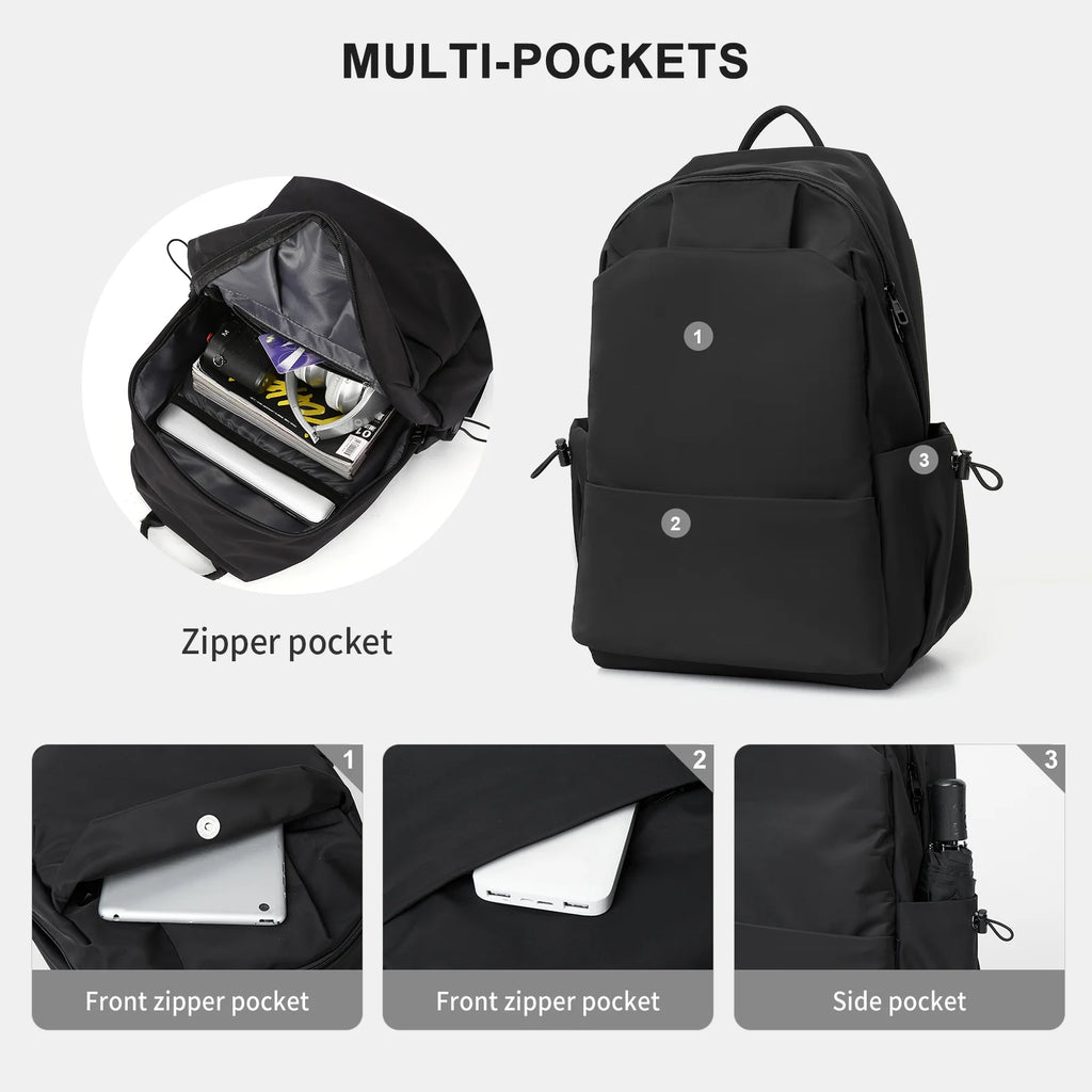 Black 15.6 Inch Laptop Backpack D54875