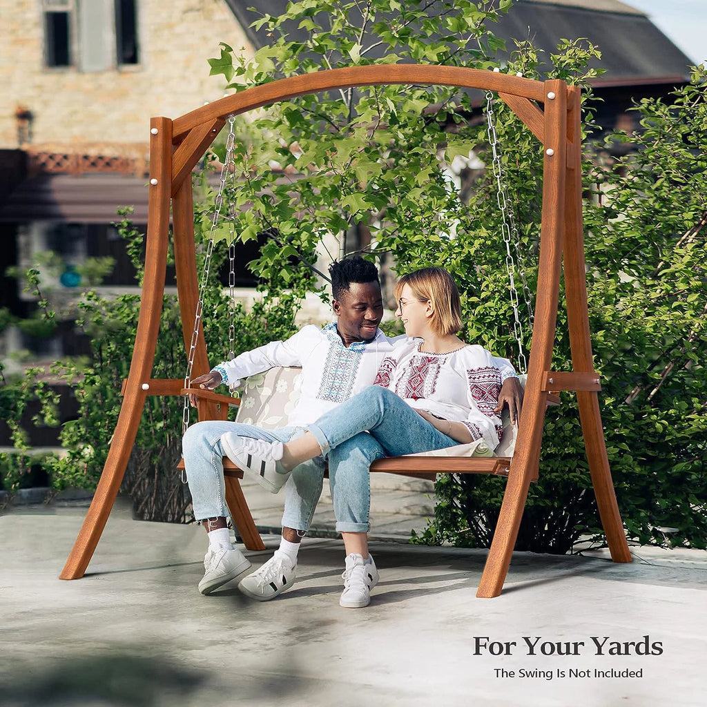 Heavy Duty Wooden A-Frame Swing Stand P834722