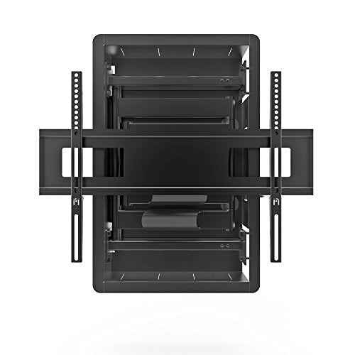 Black Recessed In-Wall Full Motion Articulating TV Mount for 32-inch to 55-inch TVs L35838