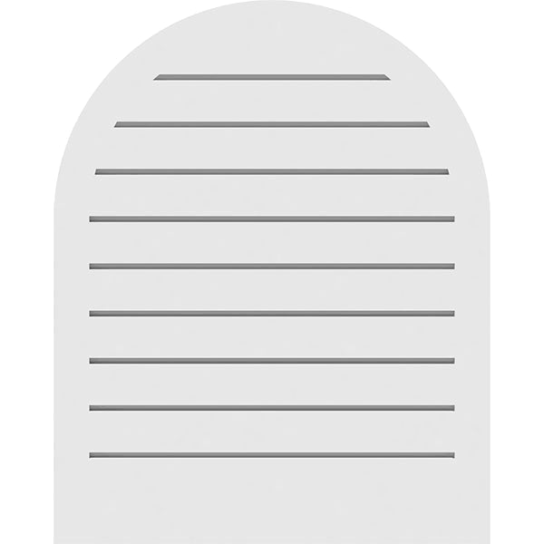 Round Top Surface Mount PVC Gable Vent A602