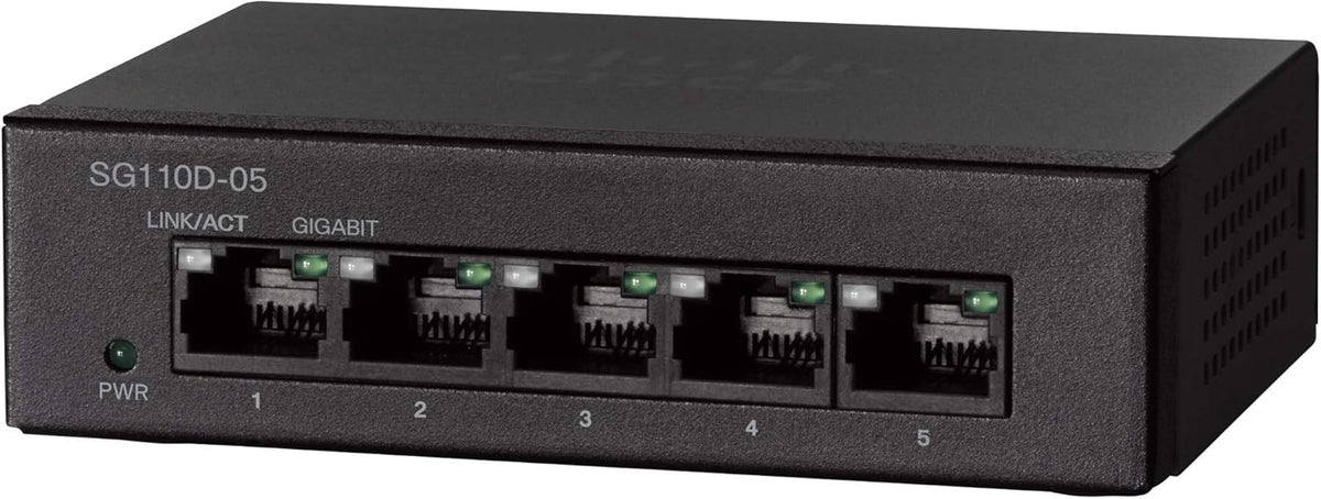5 Port Gigabit Ethernet Unmanaged Switch Pack of 2 J493982