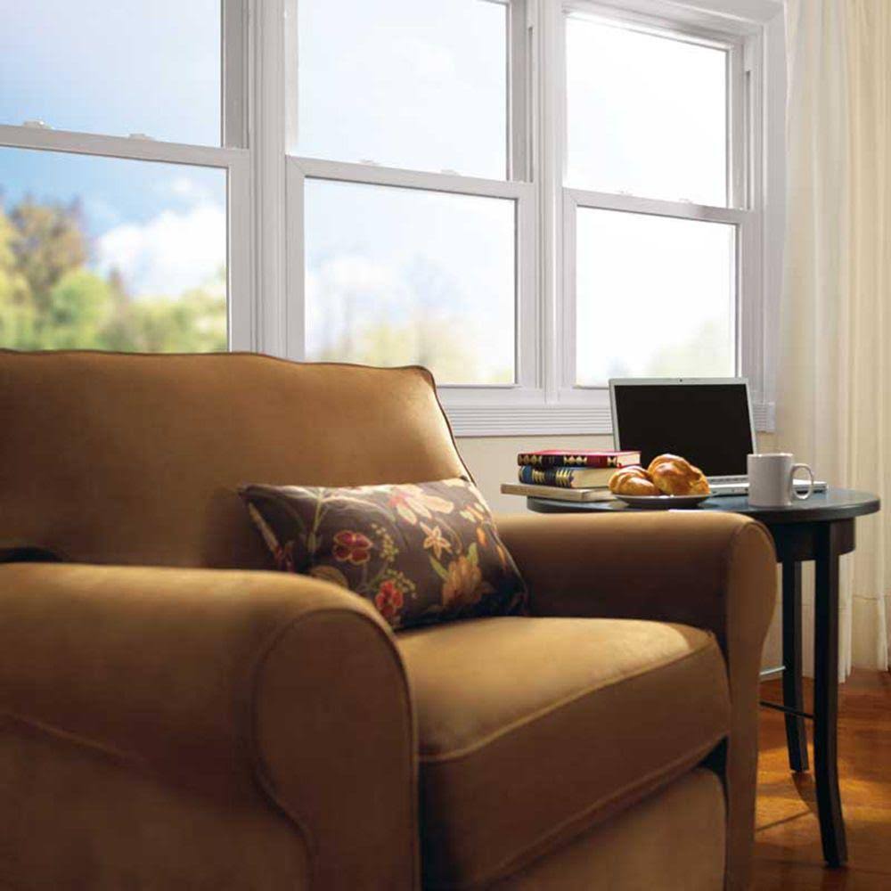33.75 in. x 65.25 in. White Vinyl Double Hung Window Z590