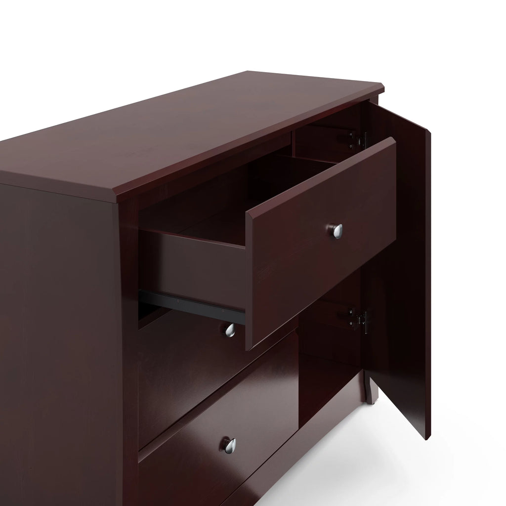 3 Drawer Modern Combo Dresser Espresso R4366