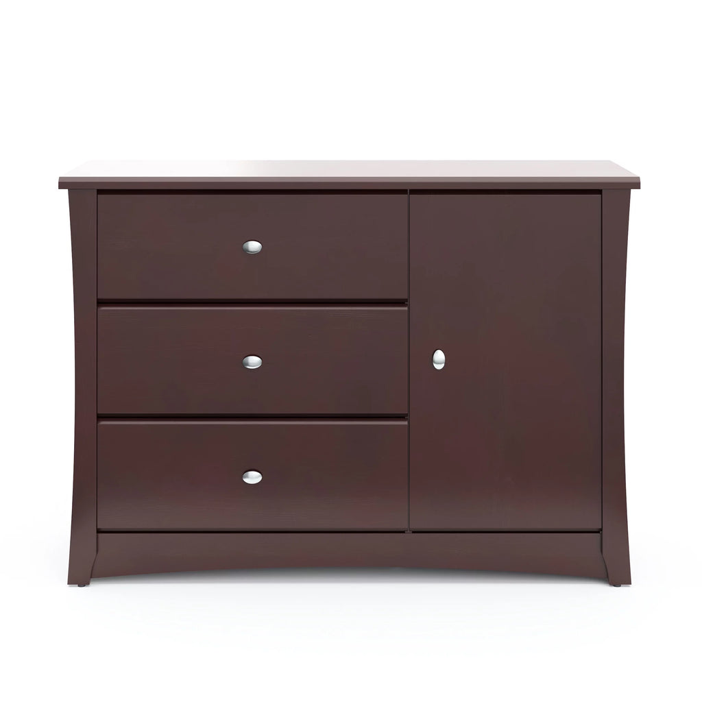 3 Drawer Modern Combo Dresser Espresso R4366