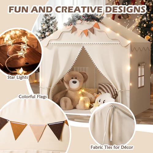 Play Tent with Padded Mat and Light, 51" x 39" x 53" D3908