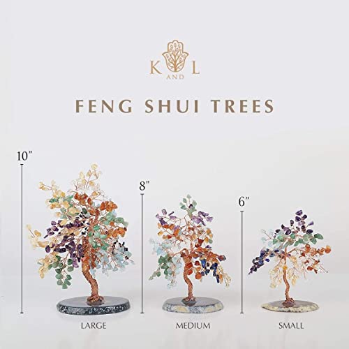 Medium 8” Chakra Crystal Feng Shui Tree Home Décor R309973