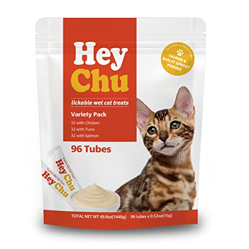 Grain-Free Squeezable Cat Treats 96 Tubes B5466