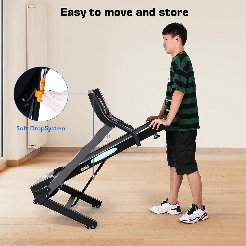 Folding Treadmill 2.5 Horse Power 15 Preset Programs D764