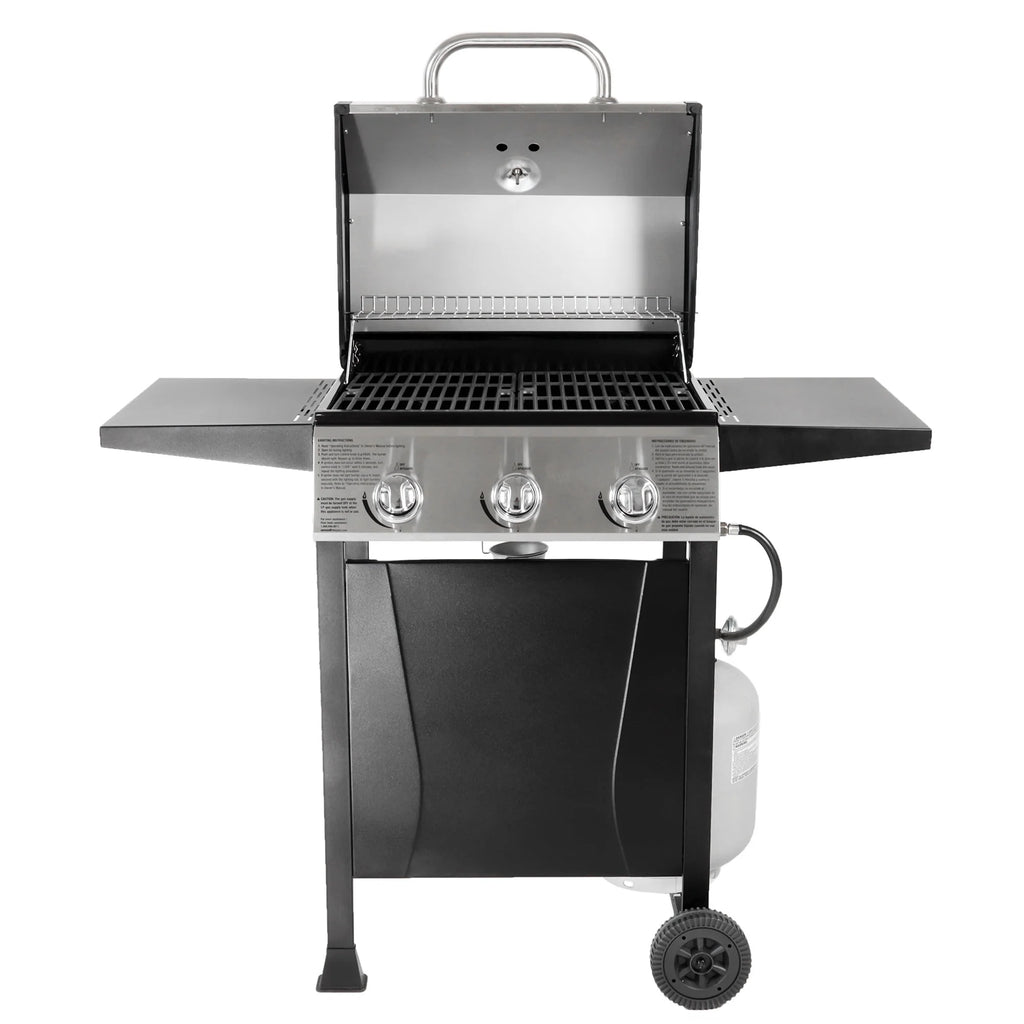 4-Burner Gas Grill with Side Burner and Side Shelves K98820