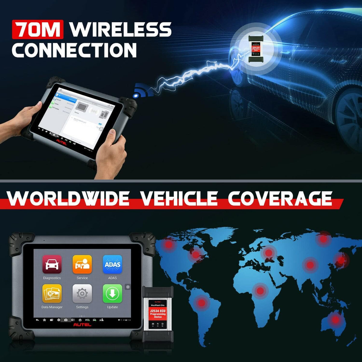 Bi-Directional Diagnostic Scan Tool with ECU Programming G782