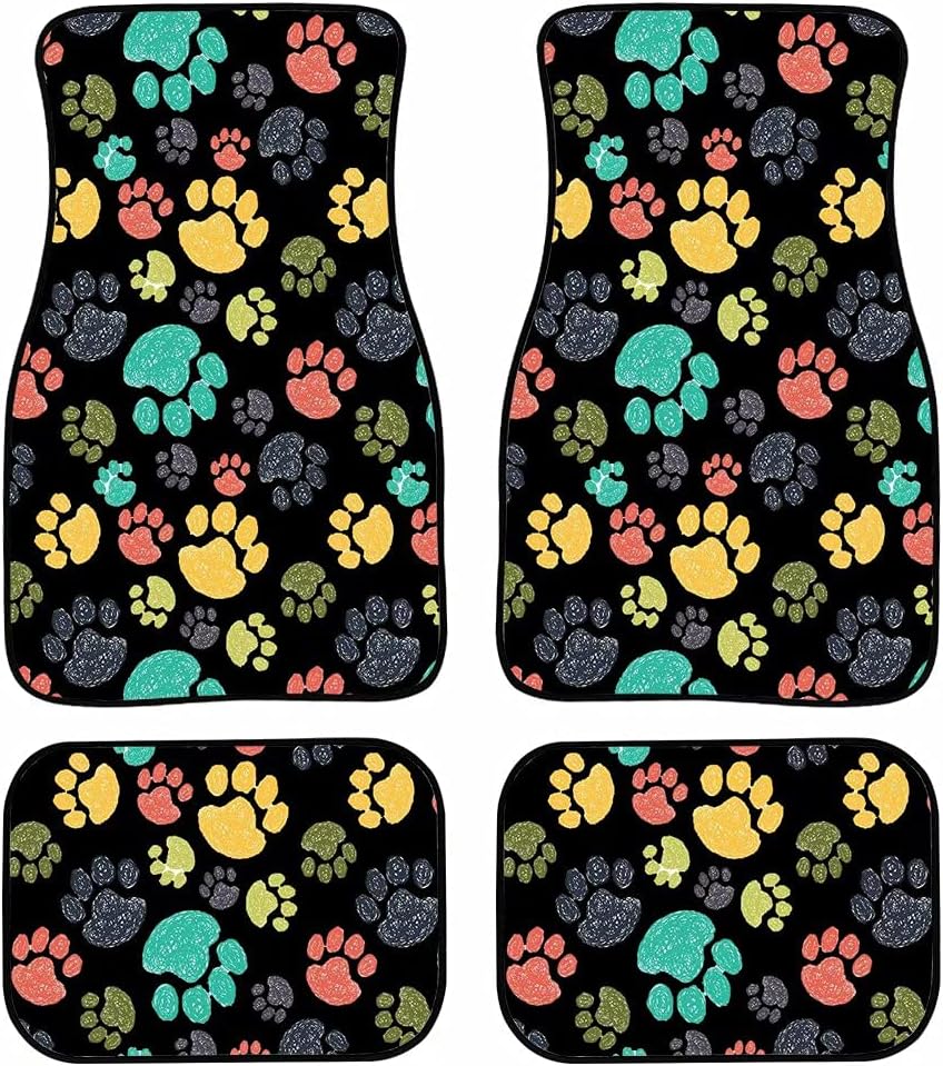 Black 4pcs Car Mat Set Z662512