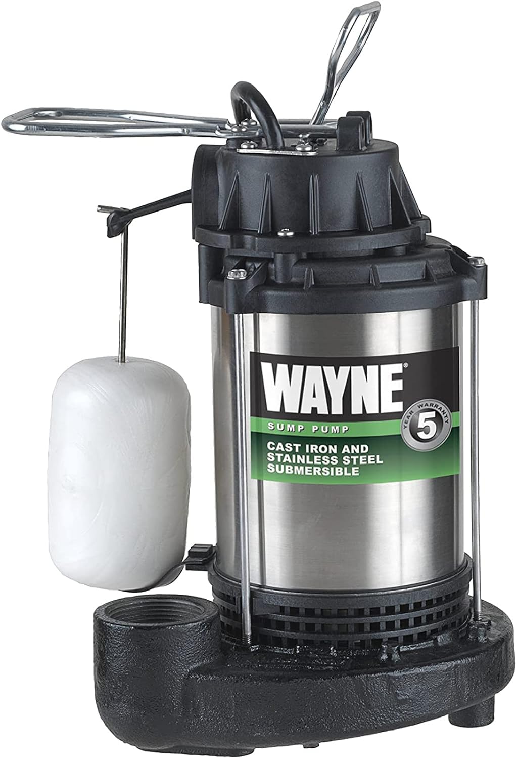 3/4 HP Submersible Cast Iron and Stainless Steel Sump Pump S3399