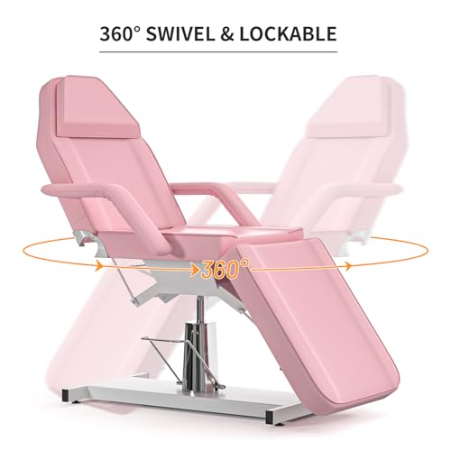 Black 360 Swivel Hydraulic Tattoo Chair O810