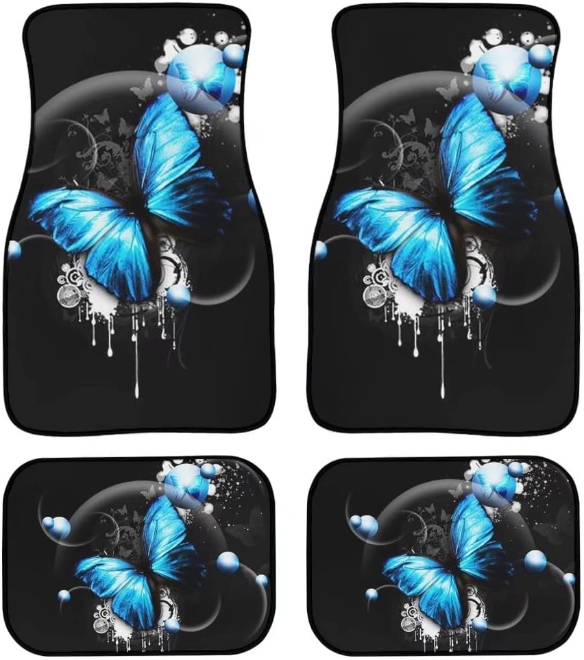 Black 4pcs Car Mat Set Z662512
