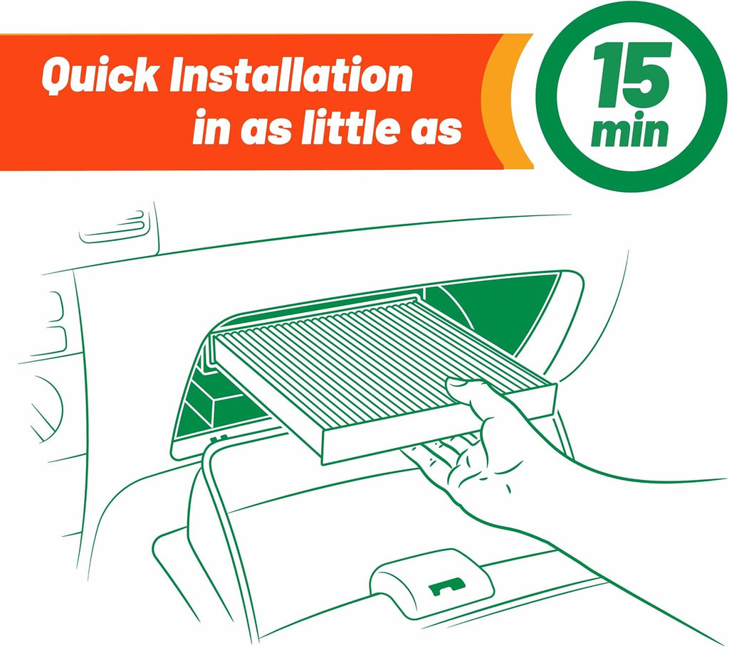 Cabin Air Filter with Baking Soda, white M64952