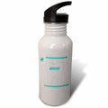 White Toothbrush Sports Water Bottle J558