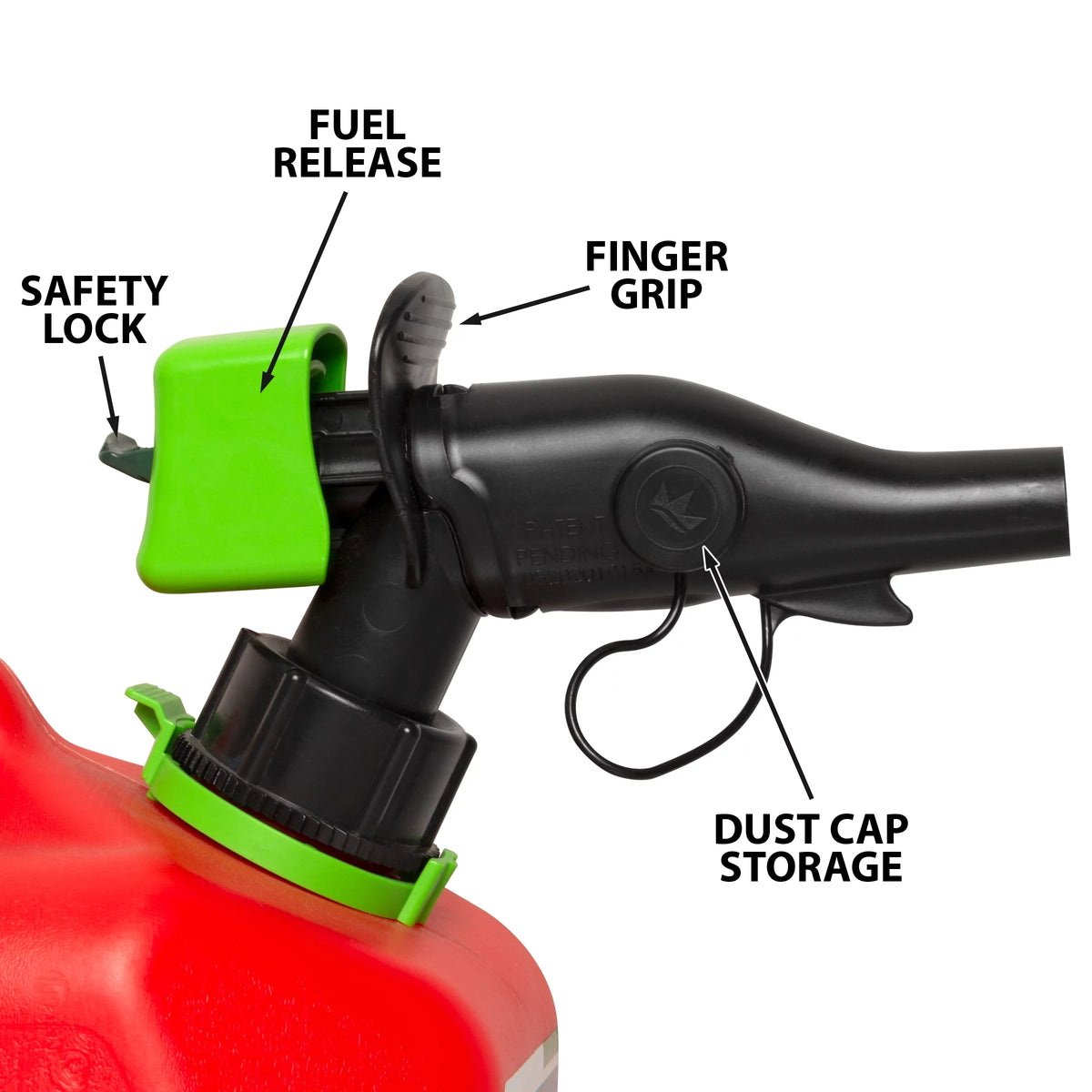 1 Gallon Red Fuel Container V870