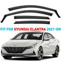 Smoke Tinted In-channel Side Window Vent Visor Deflectors Rain Guards 4pcs E56461