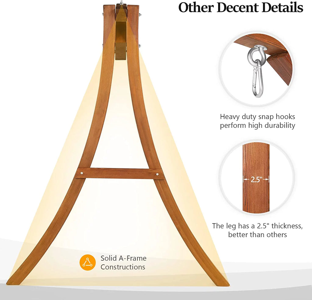 Heavy Duty Wooden A-Frame Swing Stand P834722