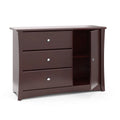 3 Drawer Modern Combo Dresser Espresso R4366