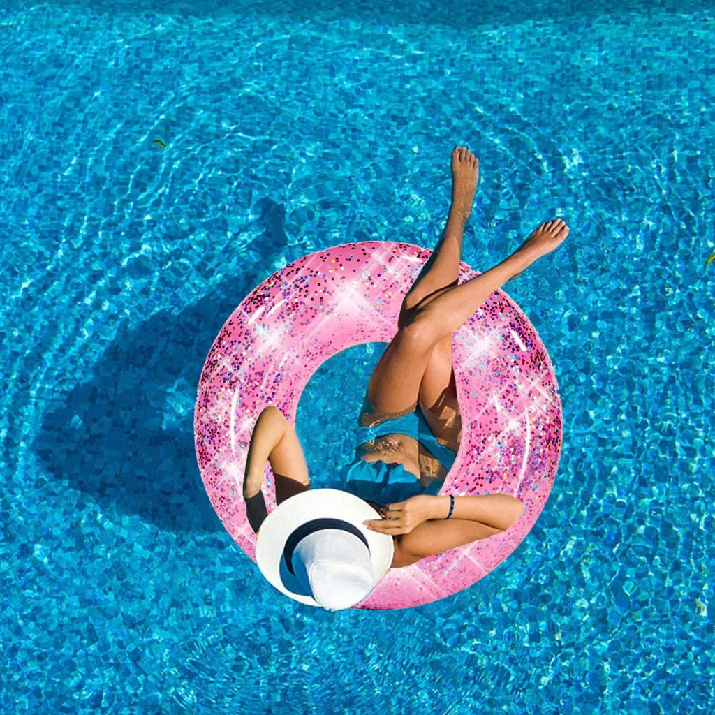 Pink Inflatable Pool Floats Rings 36 Inch A248