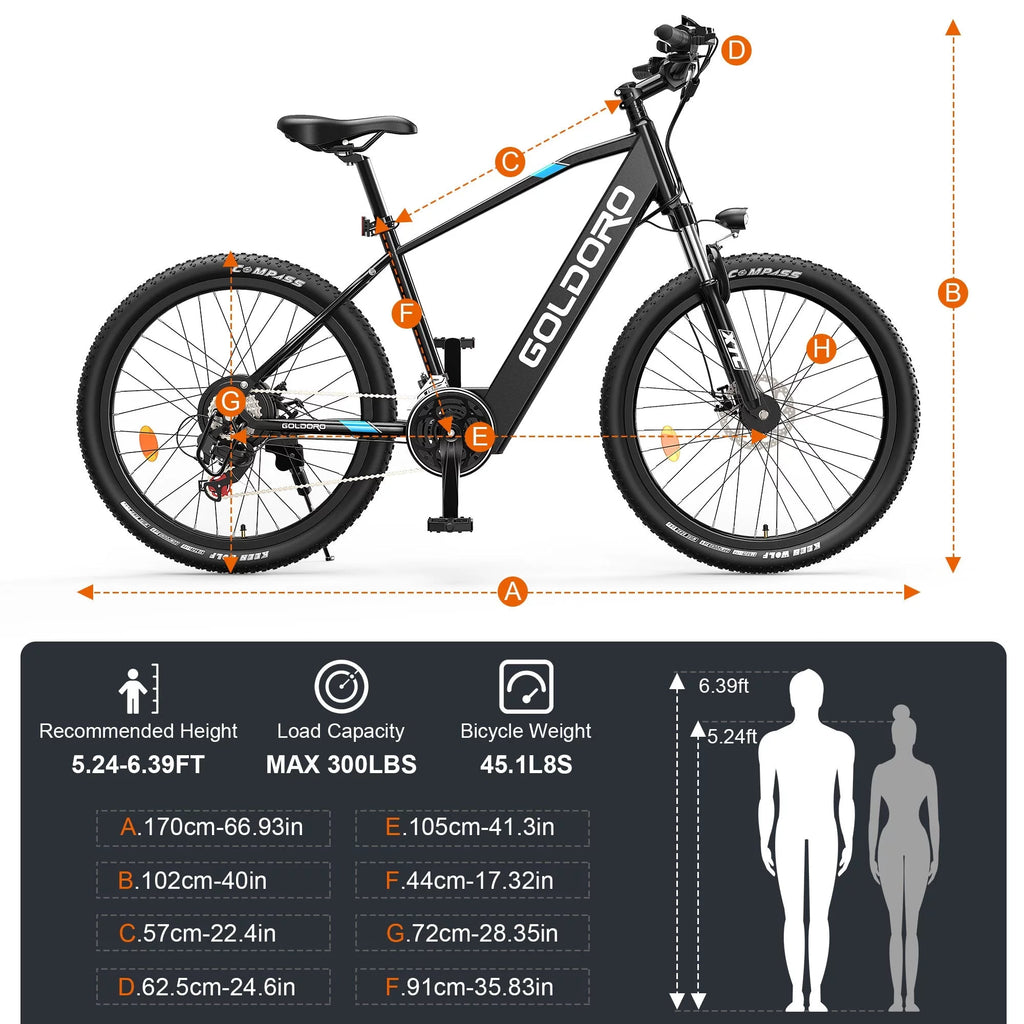 Electric Bike 26" Aluminum Alloy Mountain Bike 250W 21 Speed Y903159