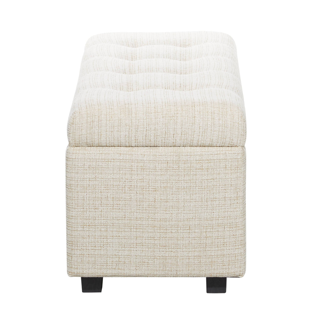Beige Wood Traditional Storage Bench, Set of 3 U93732