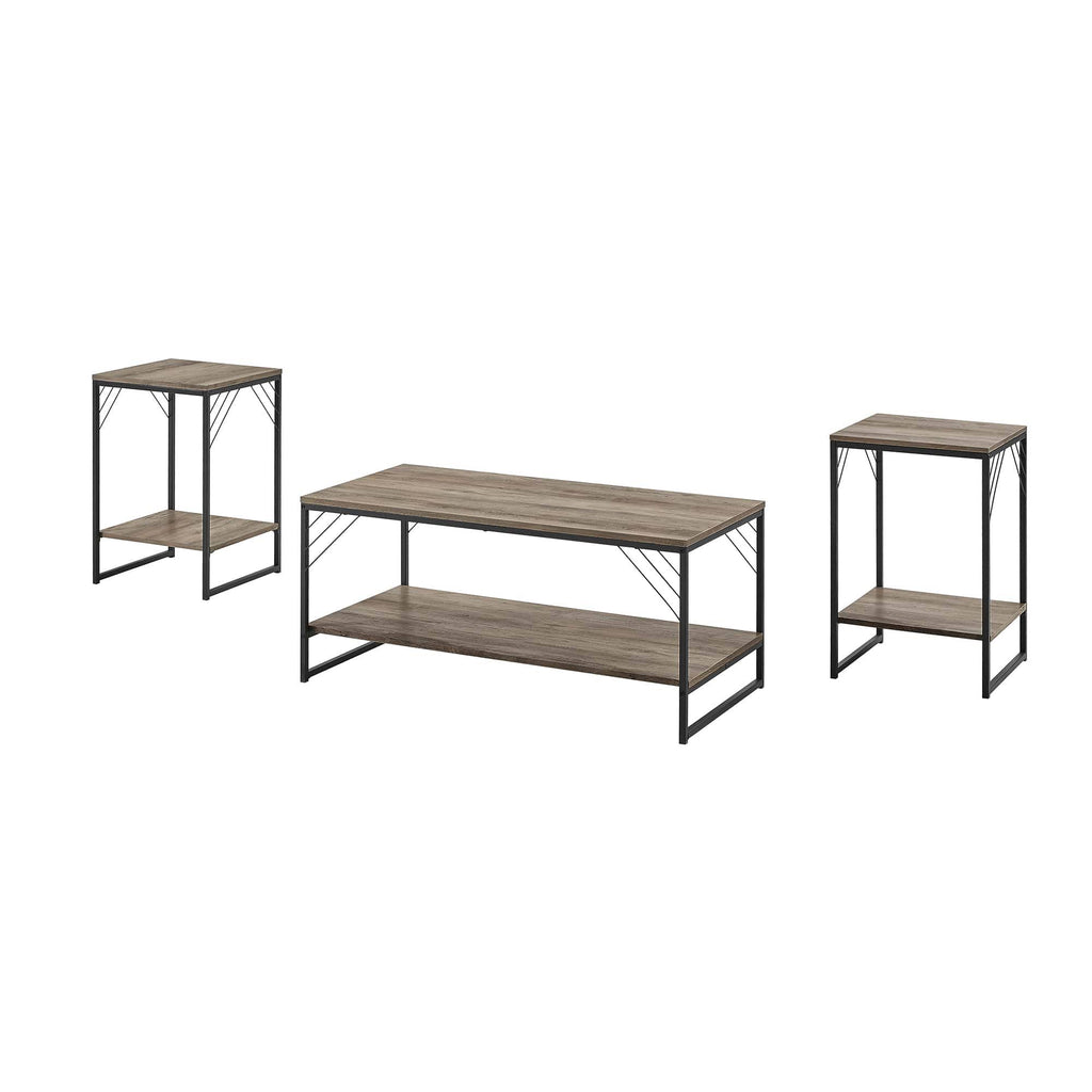 Grey Wash 3-Piece Table Set M7997